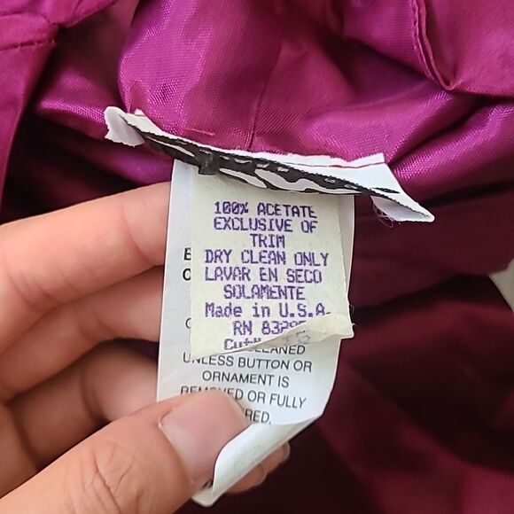 Vintage halter neck pink ombre 11/12 juniors size tulle lined prom - Picture 7 of 10